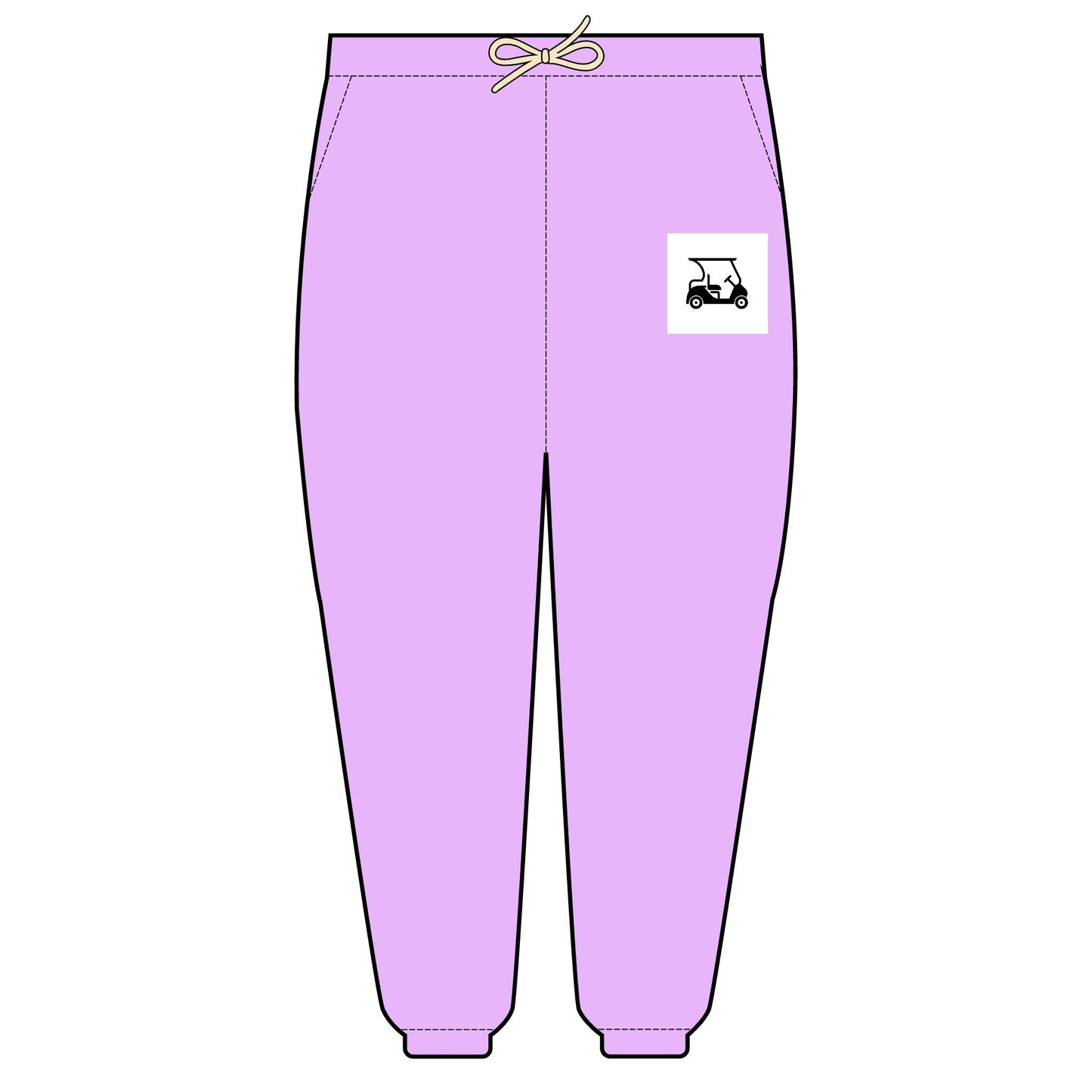 Cart Girl - Stylish Womens Lightweight Fleece Sweatpants - Perfect for Relaxation and Everyday Wear