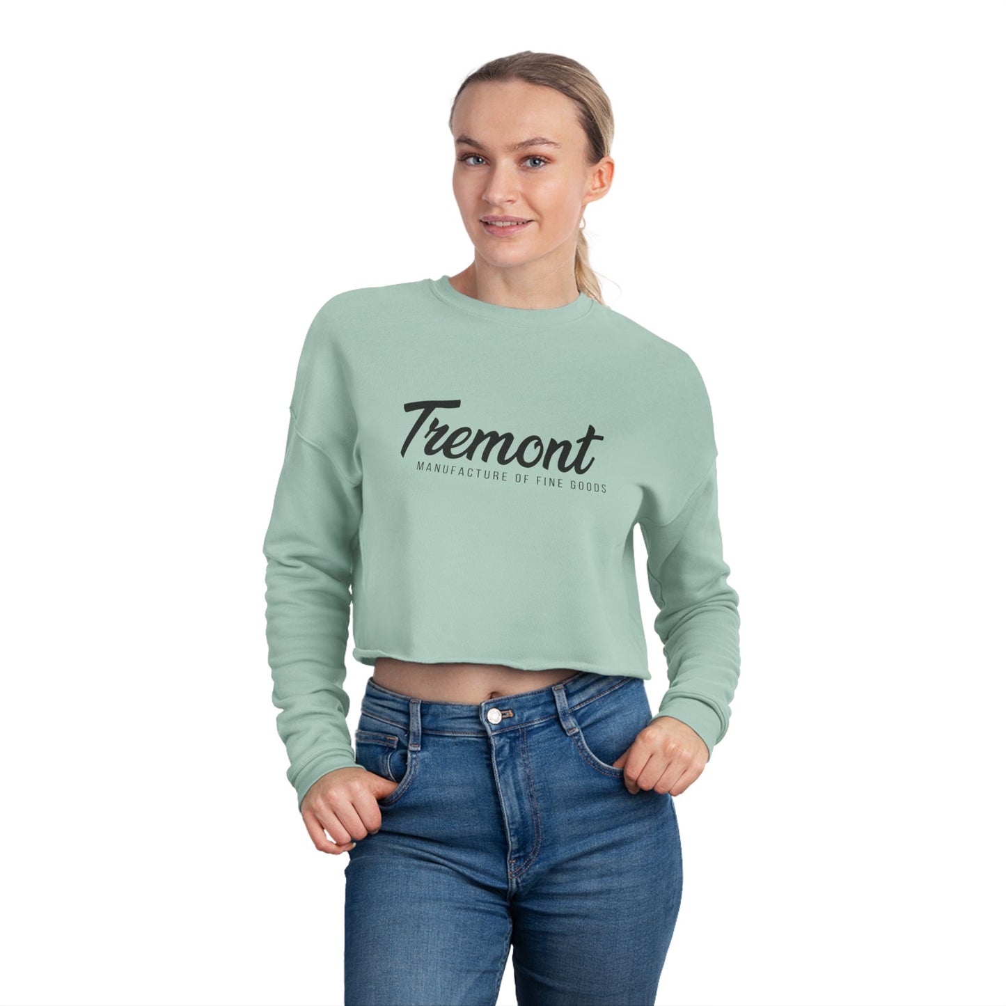 Stylish Women's Cropped Sweatshirt - Tremont Fine Goods