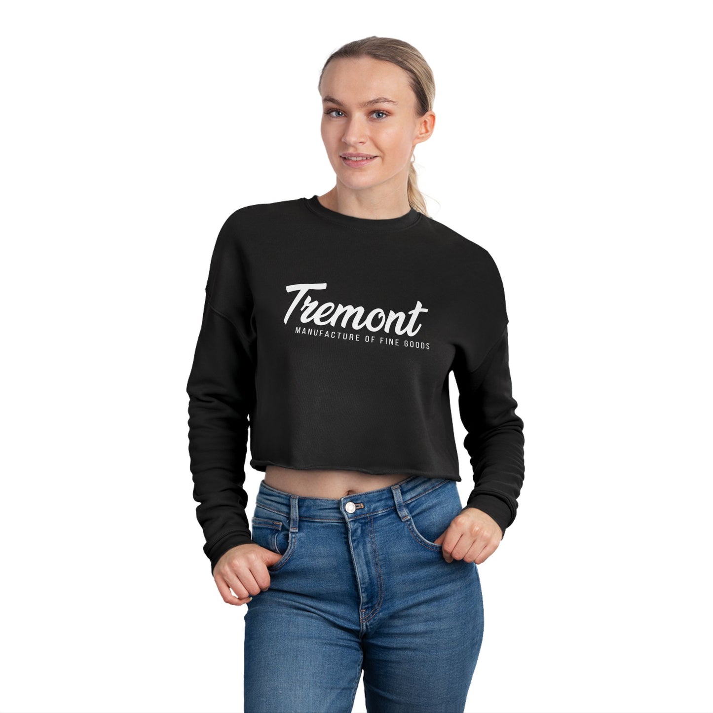Stylish Women's Cropped Sweatshirt - Tremont Fine Goods