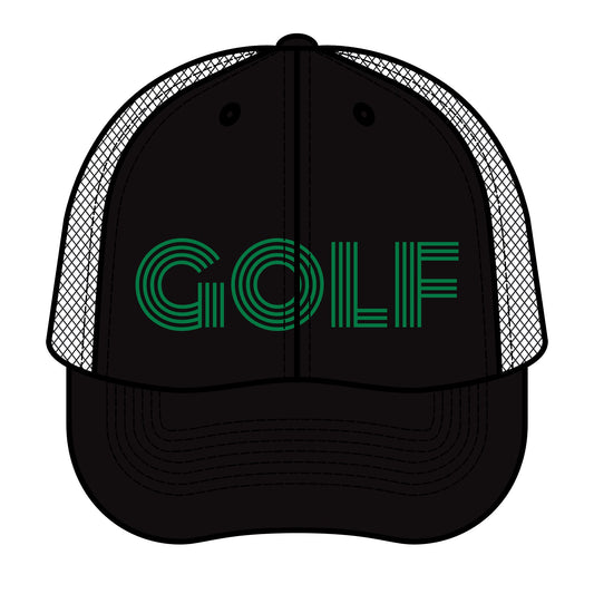 Retro Golf Trucker Hat - Vintage Style Cap for Golf Lovers