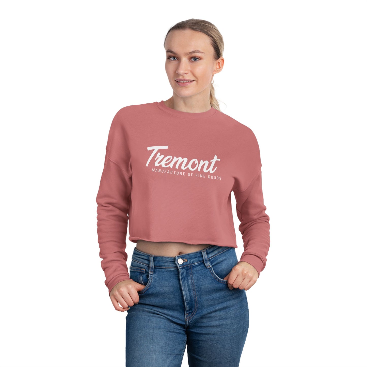 Stylish Women's Cropped Sweatshirt - Tremont Fine Goods