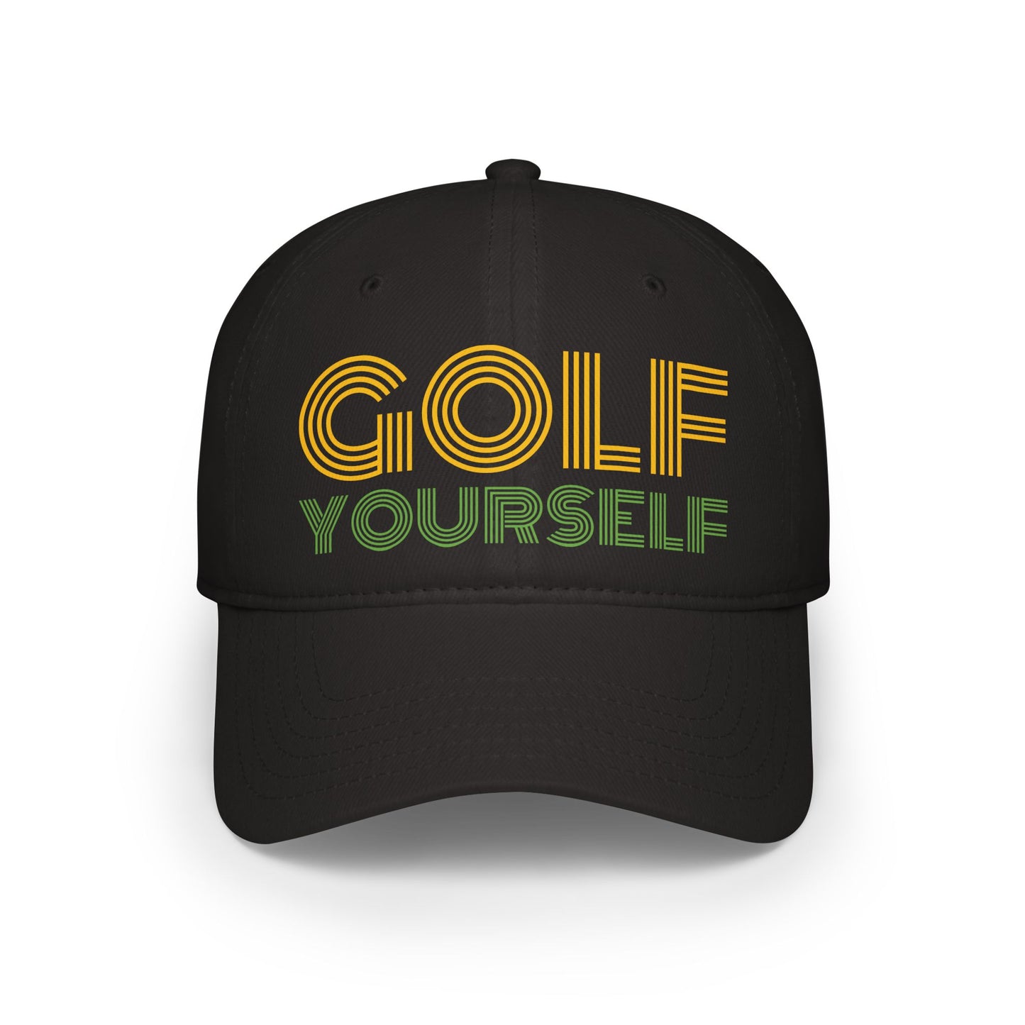 Golf Yourself - Low Profile Baseball Cap - Fun for Golf Lovers